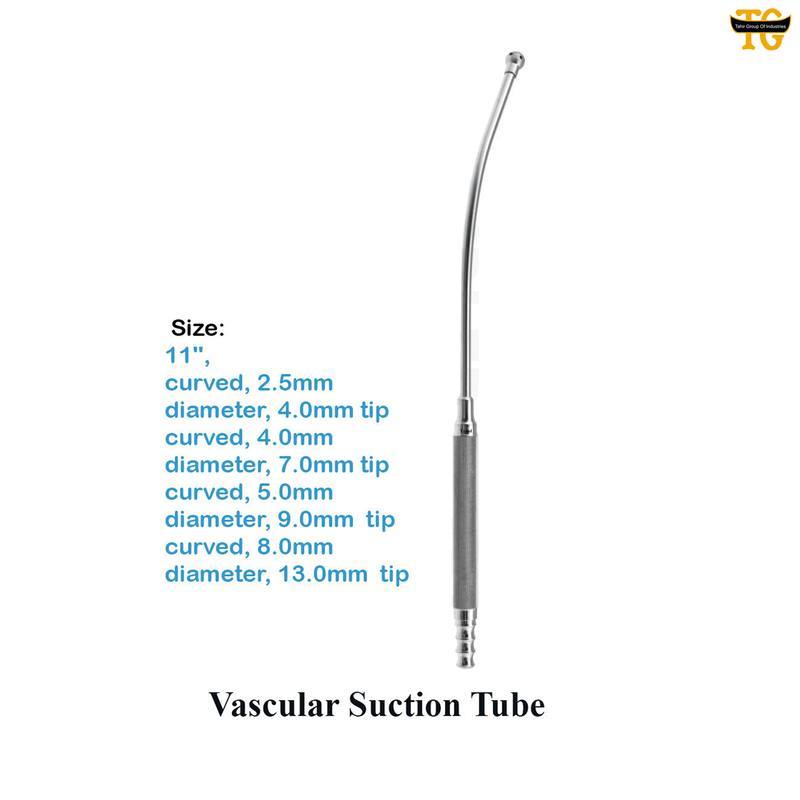 Vascular Suction Tube, surgical instruments, TGI's own catalog photograph