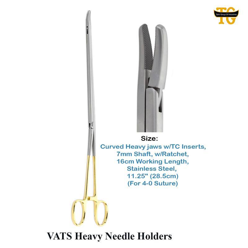 Vats Heavy Needle Holder, surgical instruments, TGI's own catalog photograph