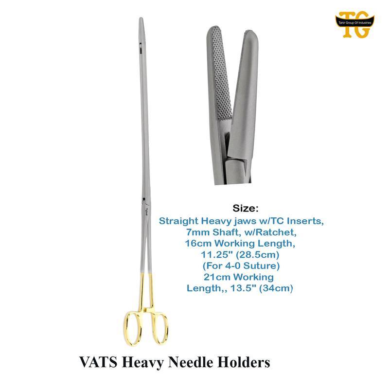 Vats Heavy Needle Holder, surgical instruments, TGI's own catalog photograph