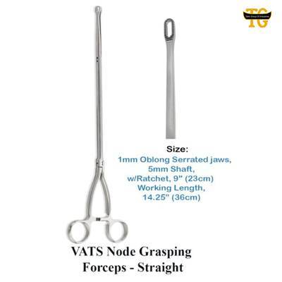 Vats Node Grasping Forceps, surgical instruments, TGI's own catalog photograph