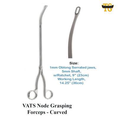 Vats Node Grasping Forceps, surgical instruments, TGI's own catalog photograph