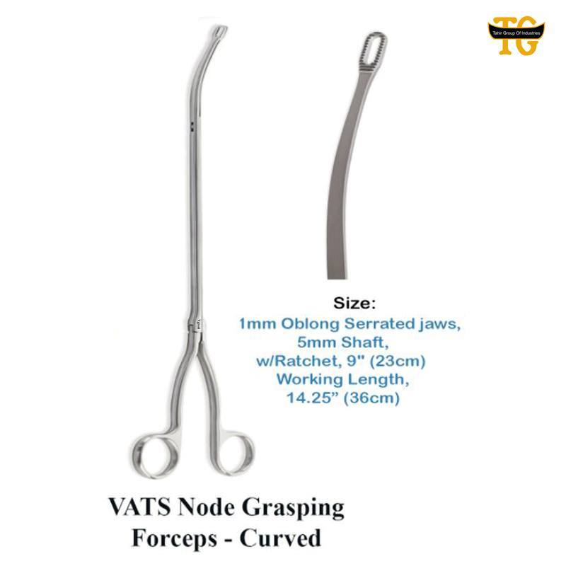 Vats Node Grasping Forceps, surgical instruments, TGI's own catalog photograph