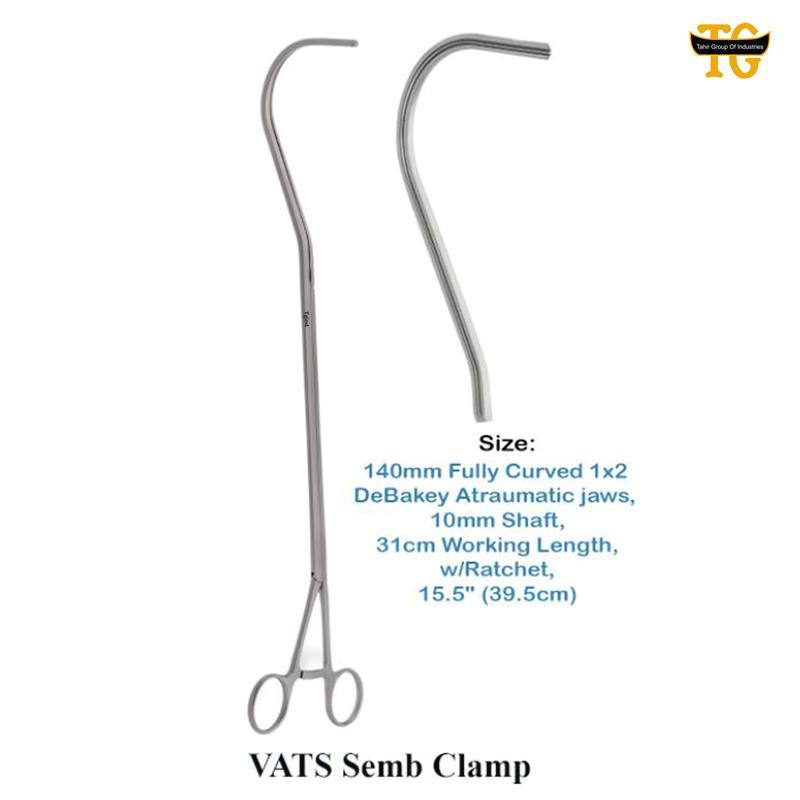 Vats Semb Clamp, surgical instruments, TGI's own catalog photograph
