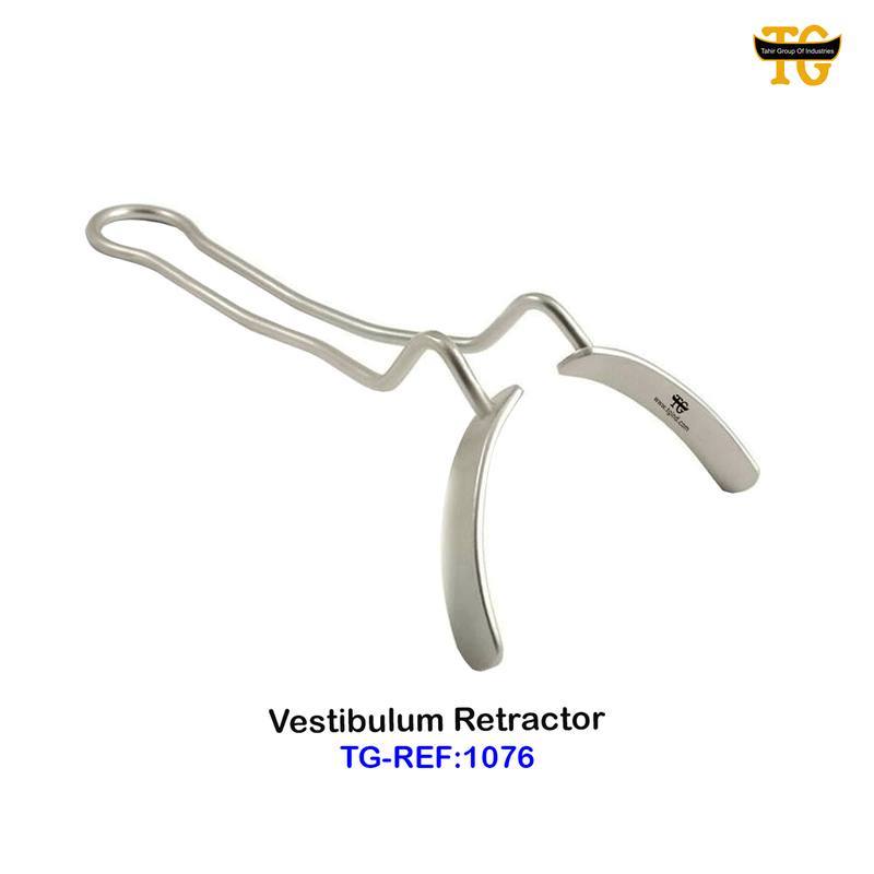 Vestibulum Retractor, dental instruments, TGI's own catalog photograph
