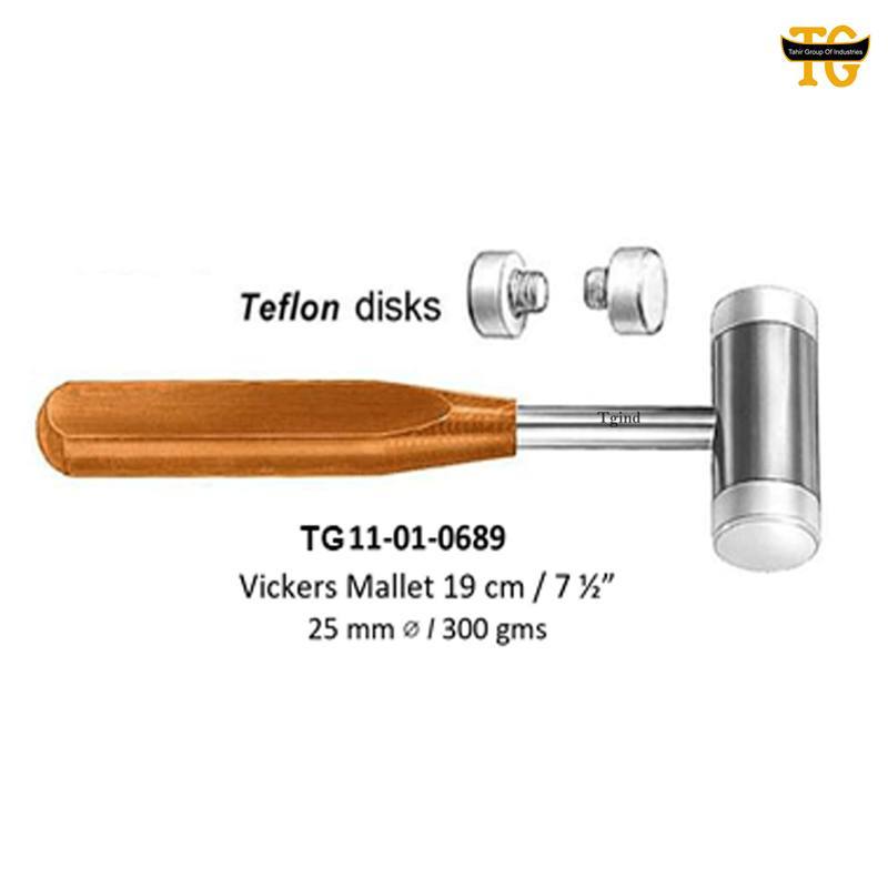 Vickers Mallet, orthopedic instruments, TGI's own catalog photograph