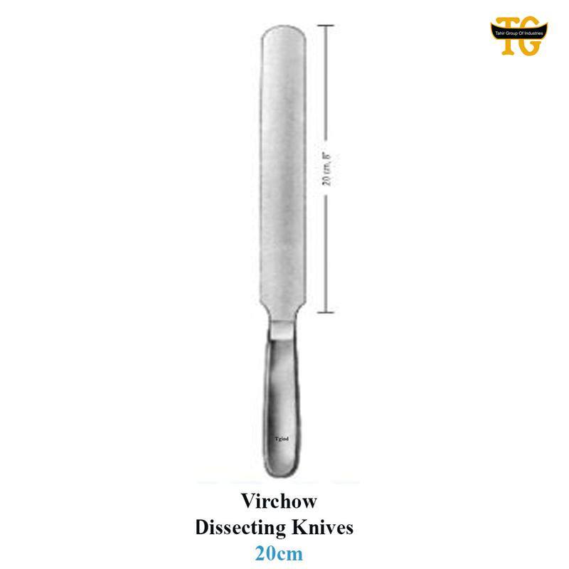 Virchow Dissecting Knife, surgical instruments, TGI's own catalog photograph