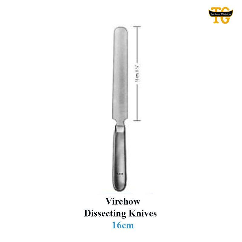 Virchow Dissecting Knife, surgical instruments, TGI's own catalog photograph