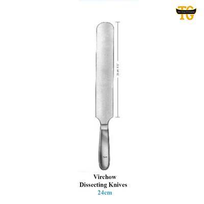Virchow Dissecting Knife, surgical instruments, TGI's own catalog photograph