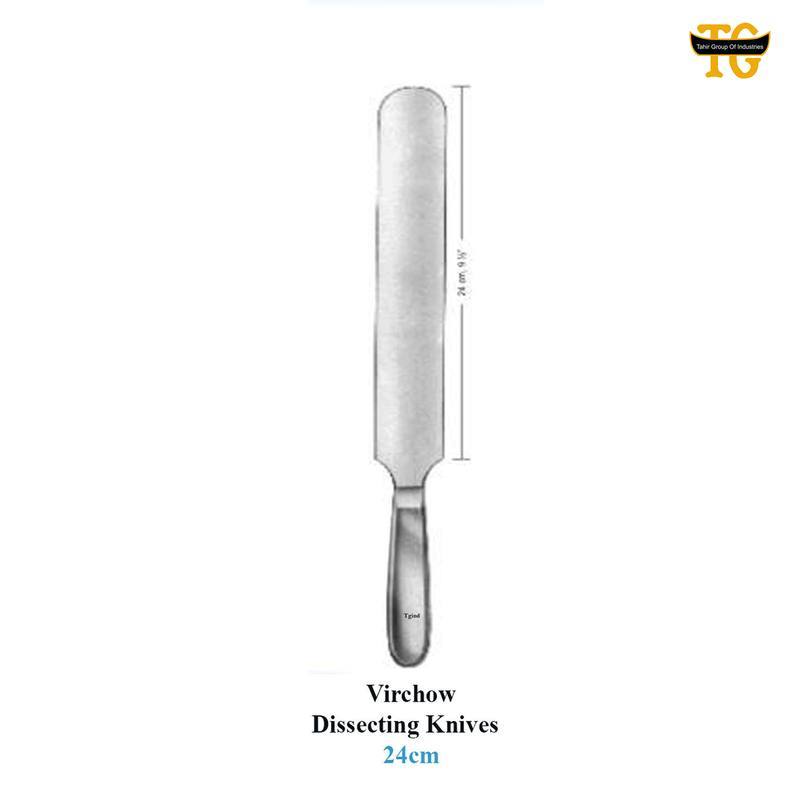 Virchow Dissecting Knife, surgical instruments, TGI's own catalog photograph
