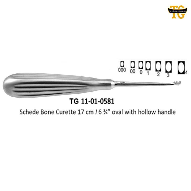 Schede Bone Curette, orthopedic instruments, TGI's own catalog photograph
