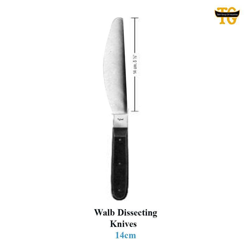 Walb Dissecting Knives, surgical instruments, TGI's own catalog photograph