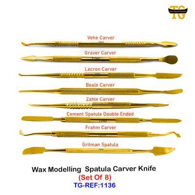 Wax Modeling Spatula Carver Knife, dental instruments, TGI's own catalog photograph