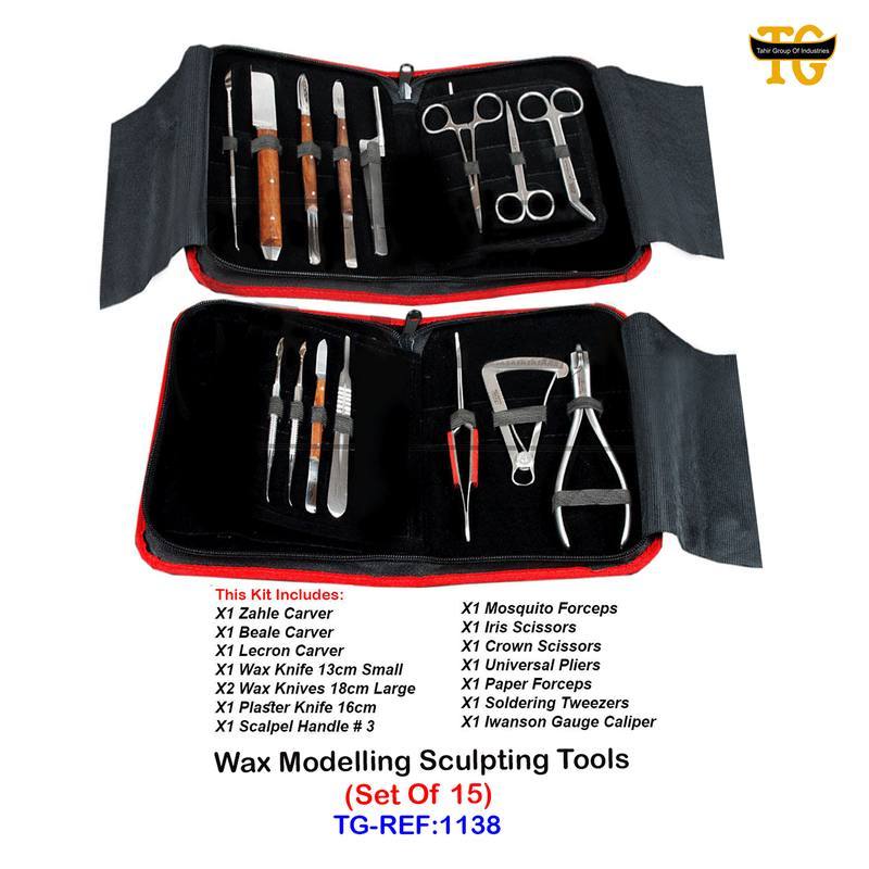 Wax Modeling Sculpting Tools, dental instruments, TGI's own catalog photograph
