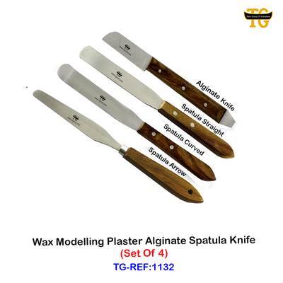 Wax Modeling Plaster Alginate Spatula Knife, dental instruments, TGI's own catalog photograph