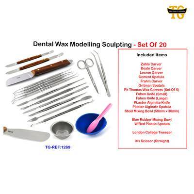 Wax Modeling Kit, dental instruments, TGI's own catalog photograph
