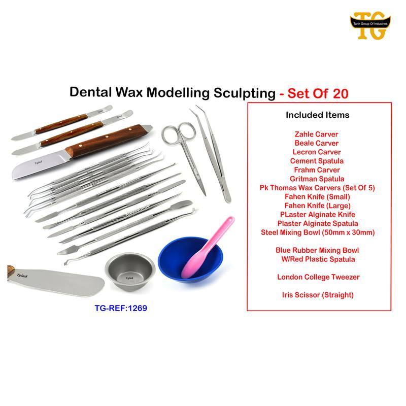 Wax Modeling Kit, dental instruments, TGI's own catalog photograph