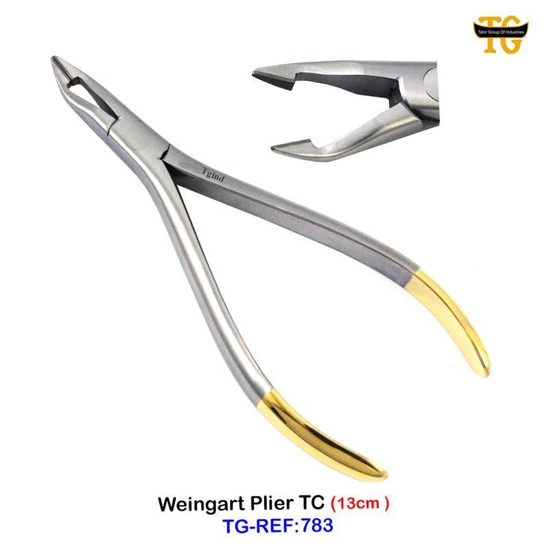 Weingart Plier TC, dental instruments, TGI's own catalog photograph