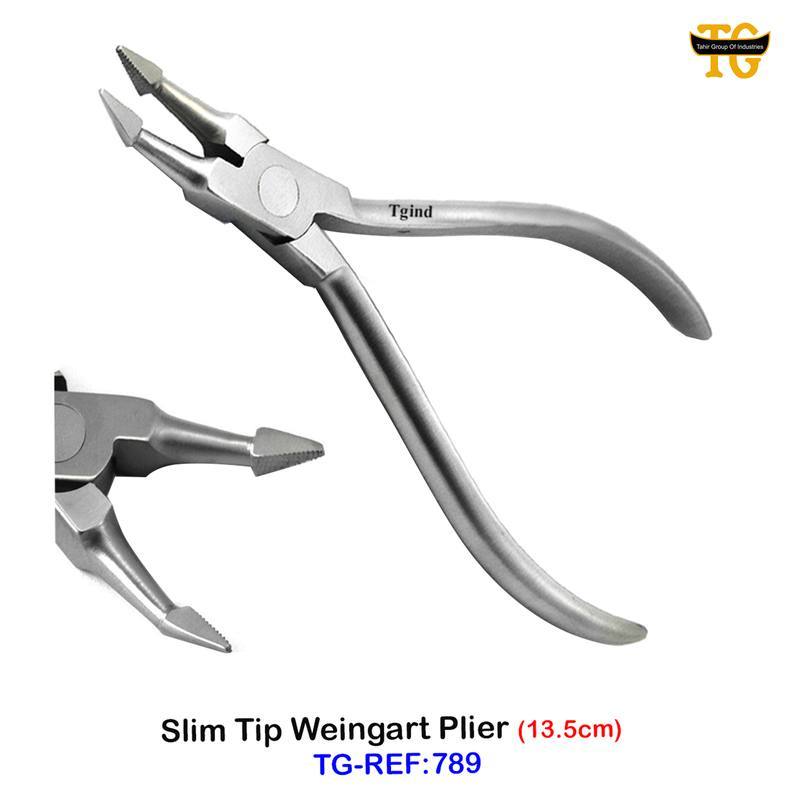 Weingart Slim Plier, dental instruments, TGI's own catalog photograph