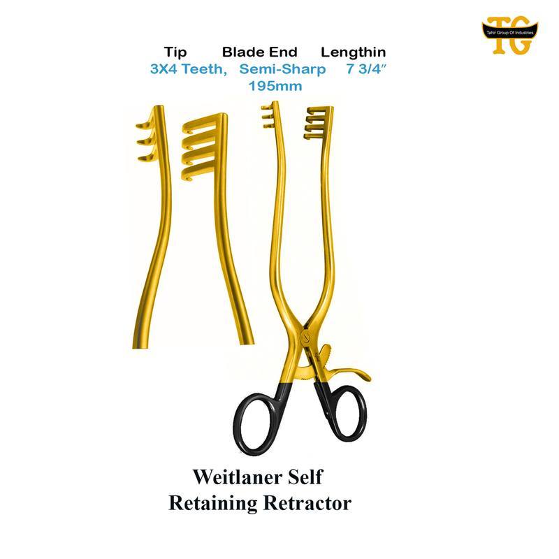 Weitlaner Retractor, surgical instruments, TGI's own catalog photograph