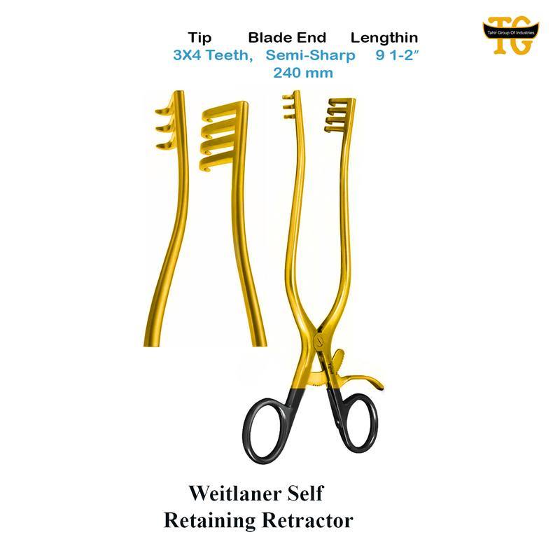 Weitlaner Retractor, surgical instruments, TGI's own catalog photograph
