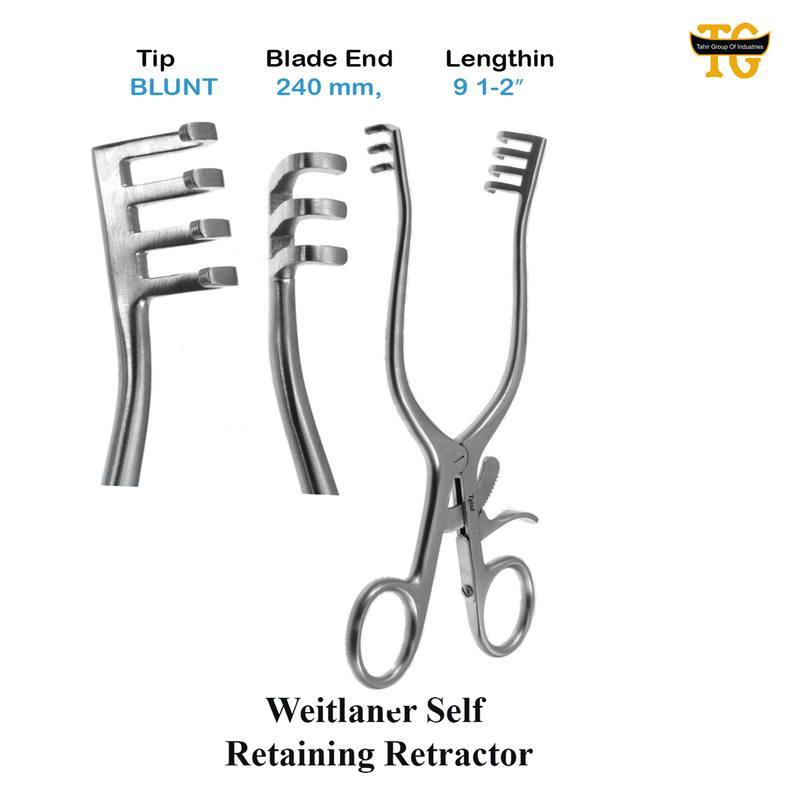 Weitlaner Retractor, surgical instruments, TGI's own catalog photograph