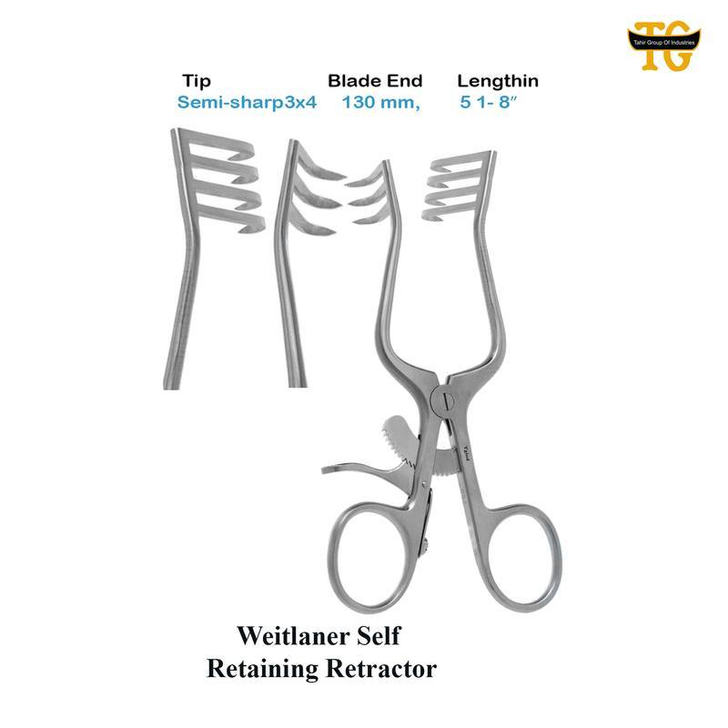 Weitlaner Retractor, surgical instruments, TGI's own catalog photograph