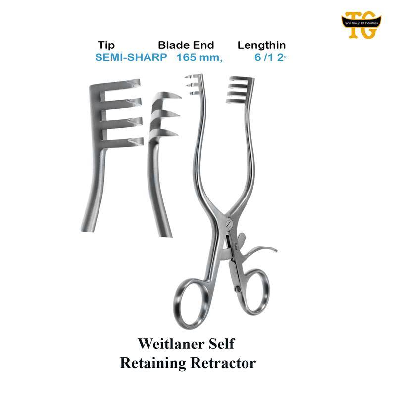 Weitlaner Retractor, surgical instruments, TGI's own catalog photograph