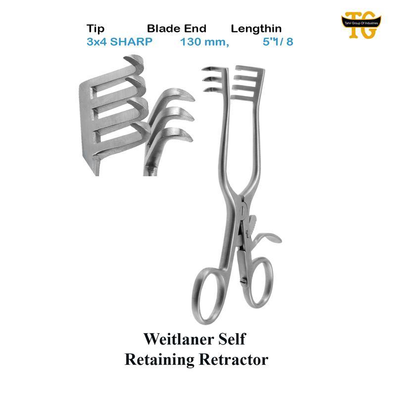Weitlaner Retractor, surgical instruments, TGI's own catalog photograph