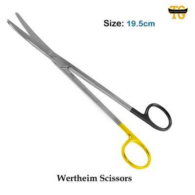 Wertheim Scissors TC, surgical instruments, TGI's own catalog photograph