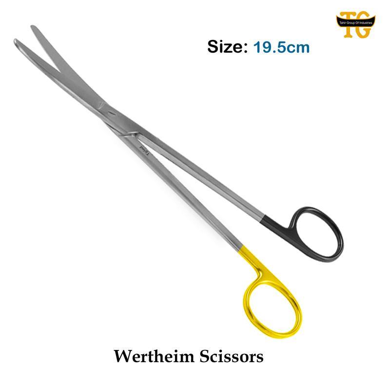 Wertheim Scissors TC, surgical instruments, TGI's own catalog photograph
