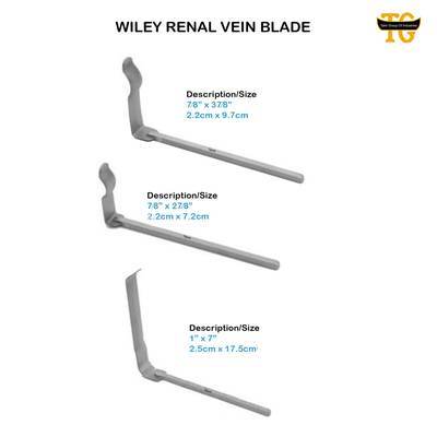 WILEY RENAL VEIN BLADE, surgical instruments, TGI's own catalog photograph