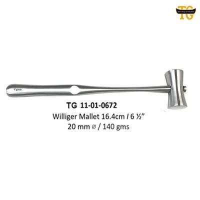 Williger Mallet, orthopedic instruments, TGI's own catalog photograph