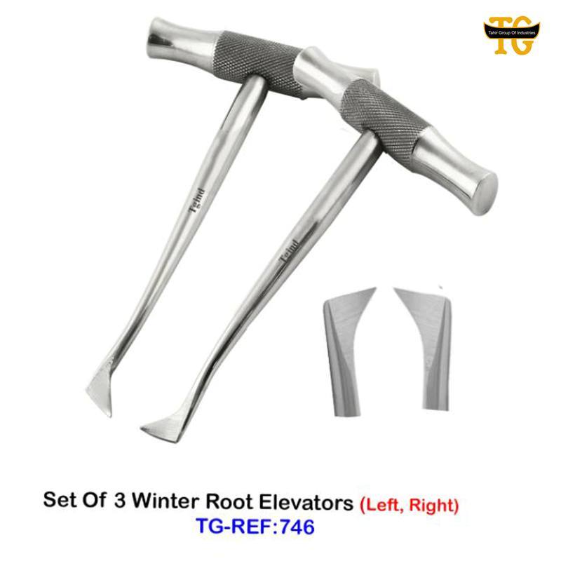 Winter Elevator Set, dental instruments, TGI's own catalog photograph