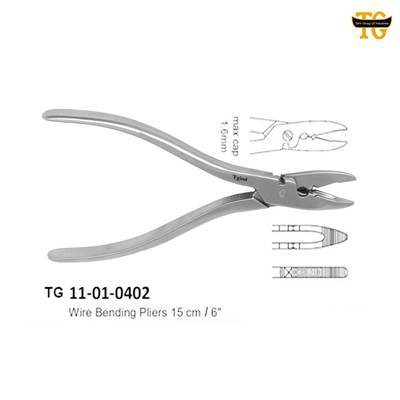 Wire Bending Plier, orthopedic instruments, TGI's own catalog photograph