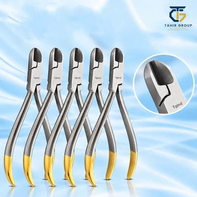 Hard Wire Cutter TC, Set of 5, dental instruments, TGI's own catalog photograph
