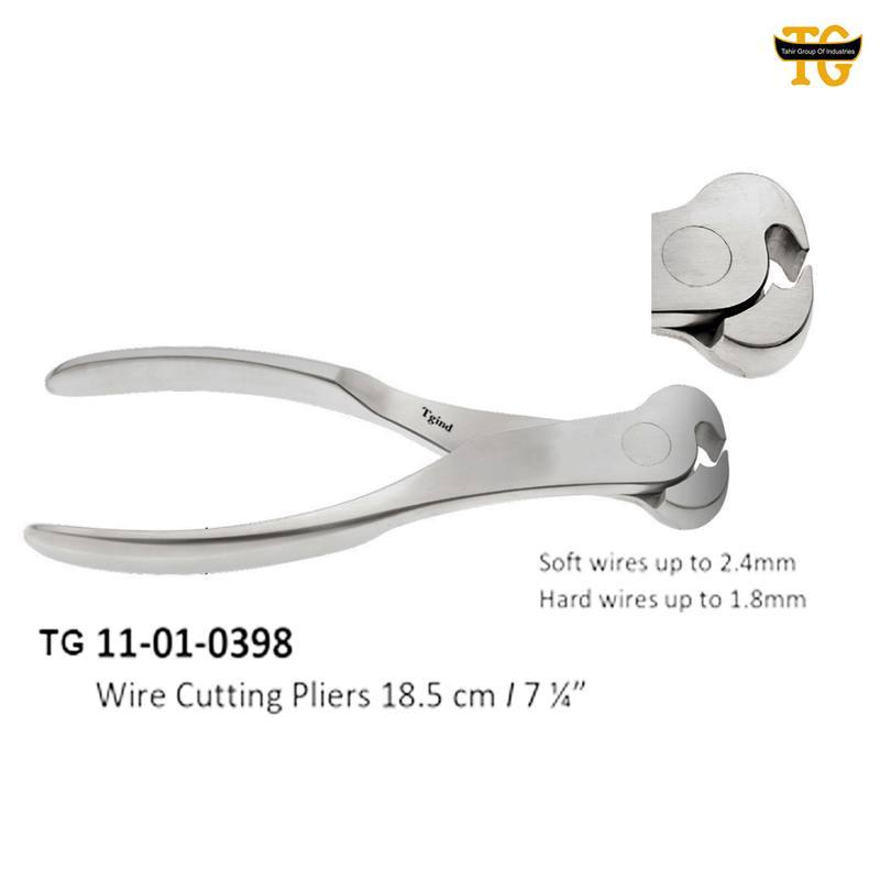 Wire Cutting Pliers, orthopedic instruments, TGI's own catalog photograph