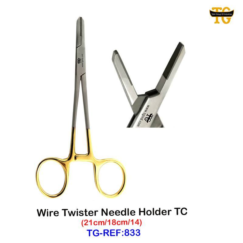 Wire Twister Needle Holder, dental instruments, TGI's own catalog photograph