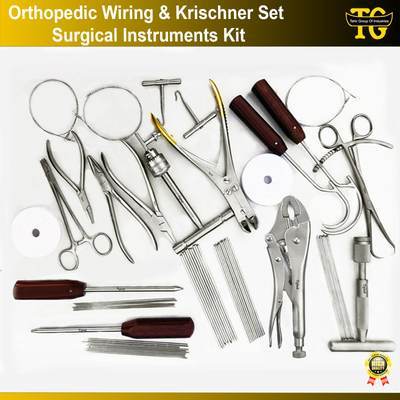 Wiring & Krischner Set, orthopedic instruments, TGI's own catalog photograph