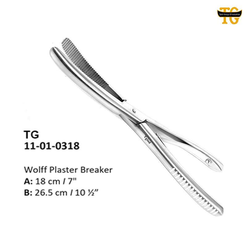 Wolff Plaster Breaker, orthopedic instruments, TGI's own catalog photograph