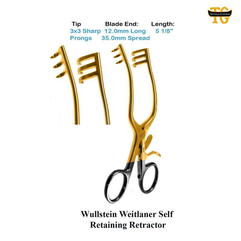 Wullstein Weitlaner Self Retaining Retractor, surgical instruments, TGI's own catalog photograph