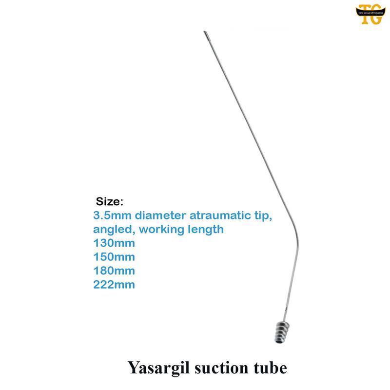 Yasargil Suction Tube Set, surgical instruments, TGI's own catalog photograph