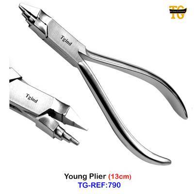 Young Plier, dental instruments, TGI's own catalog photograph