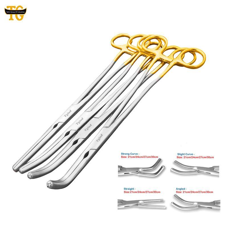 Zephyr Hysterectomy Clamp, gynecology instruments, TGI's own catalog photograph