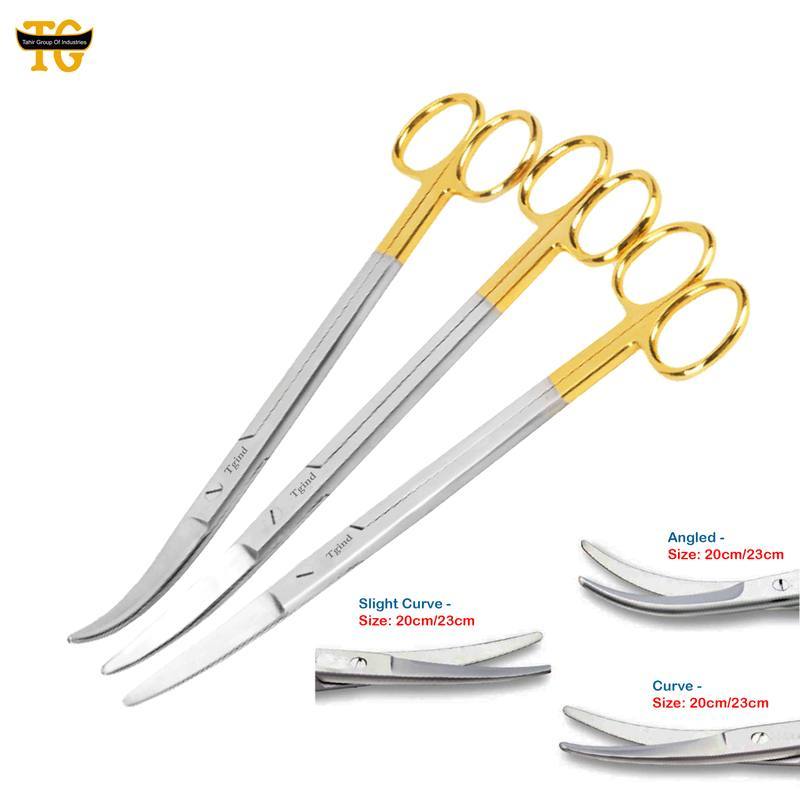 Zephyr Hysterectomy Scissors, gynecology instruments, TGI's own catalog photograph